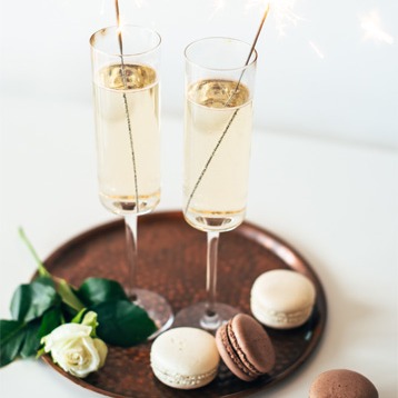 Champagne et gourmandises